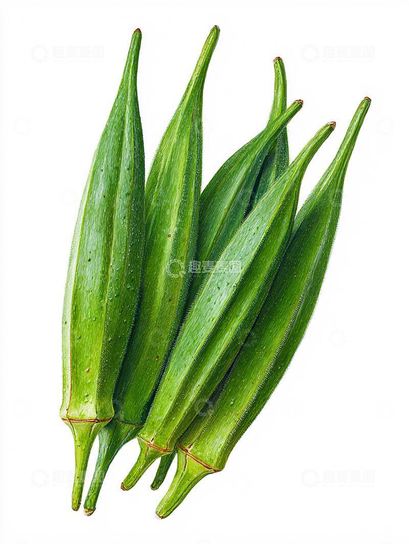 秋葵  黏滑  柔韧  