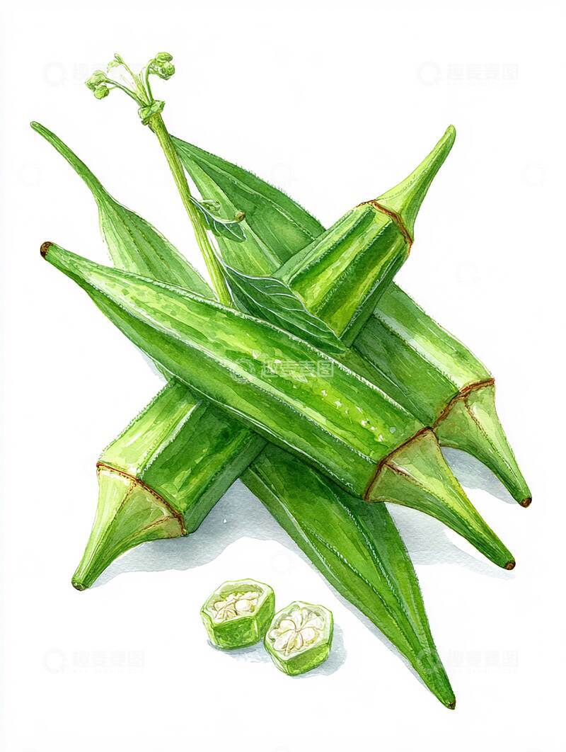 秋葵  软滑  弹嫩  