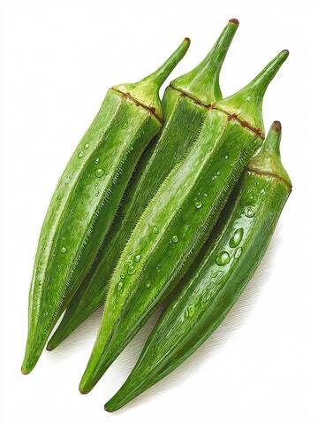 秋葵  黏滑  滑润 