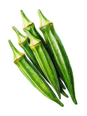 秋葵  黏津  弹嫩  