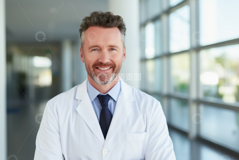 高清大图下载【趣麦麦图】医院里的一位医生