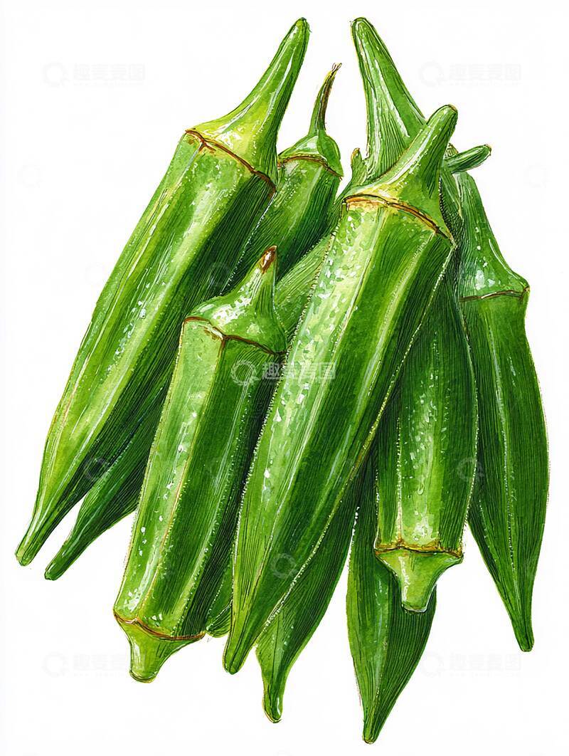 秋葵  嫩滑  水润  