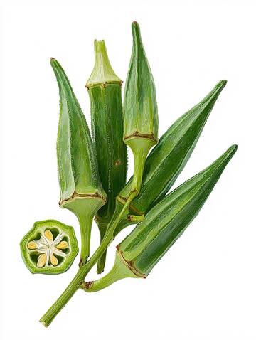 秋葵  黏滑  软糯  