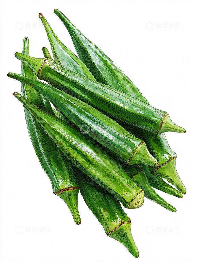 秋葵  黏滑  爽滑 