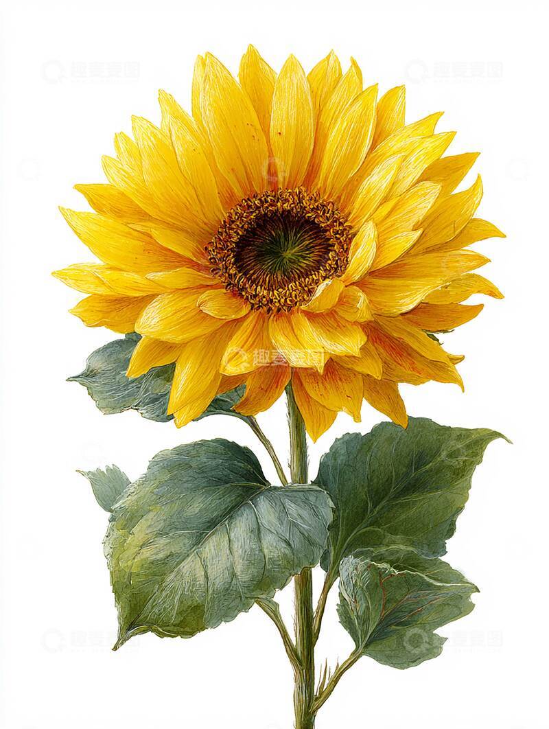 高清大图下载【趣麦麦图】向日葵  向阳  挺拔