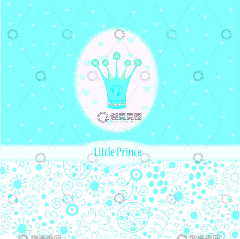 源文件下载【趣麦麦图】矢量卡通小王子底图设计