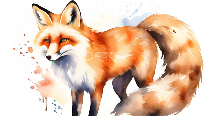 高清大图下载【趣麦麦图】狐狸白狐红狐九尾狐情侣可爱动物桌面壁纸