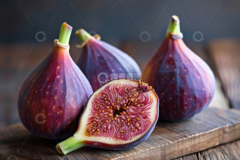 高清大图下载【趣麦麦图】新鲜的无花果水果