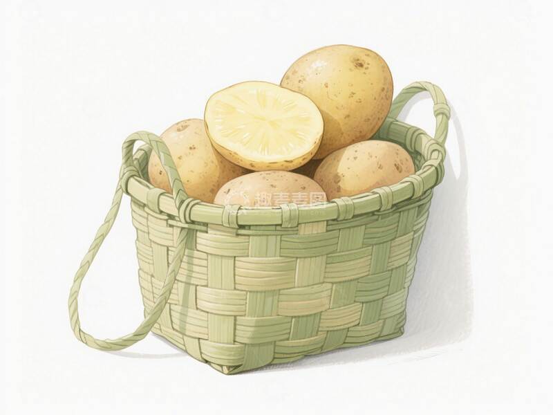 高清大图下载【趣麦麦图】土豆  糯滑  甜绵  