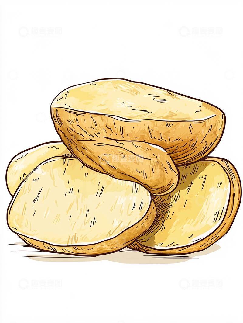 高清大图下载【趣麦麦图】土豆  粉香  香绵  