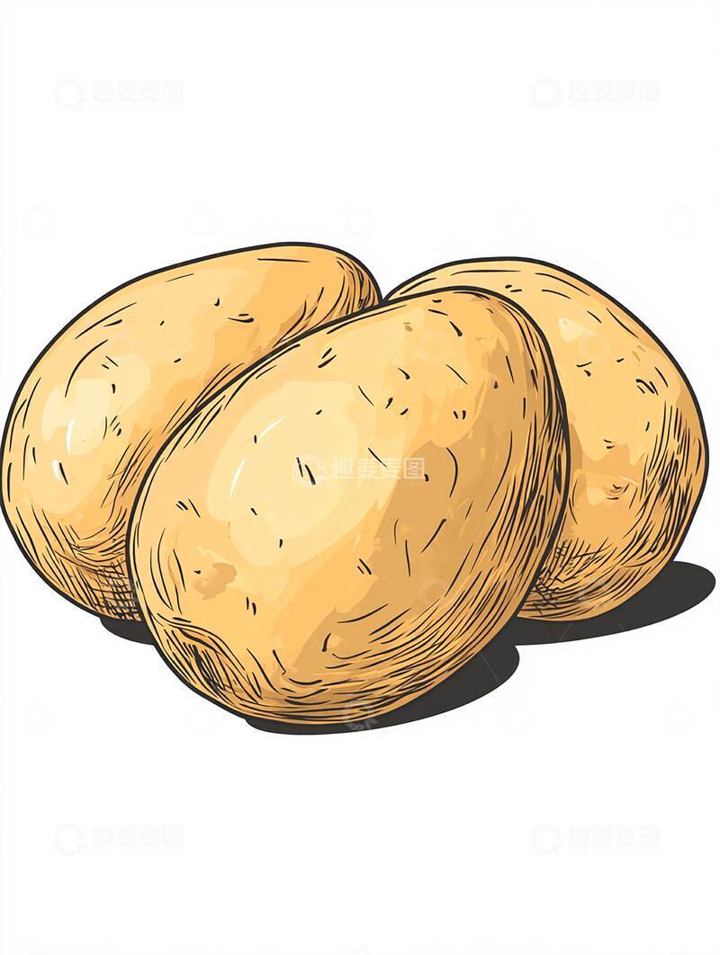 高清大图下载【趣麦麦图】土豆  滑润  面沙