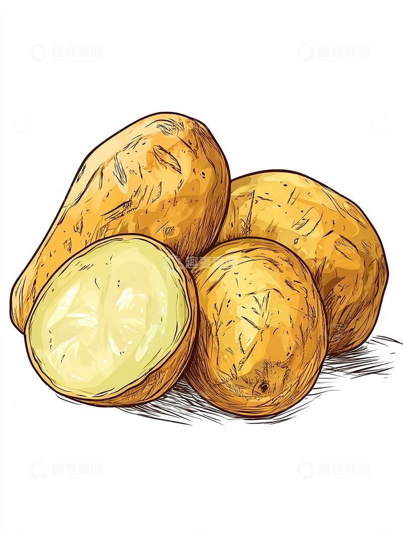 高清大图下载【趣麦麦图】土豆  粉糯  细腻 