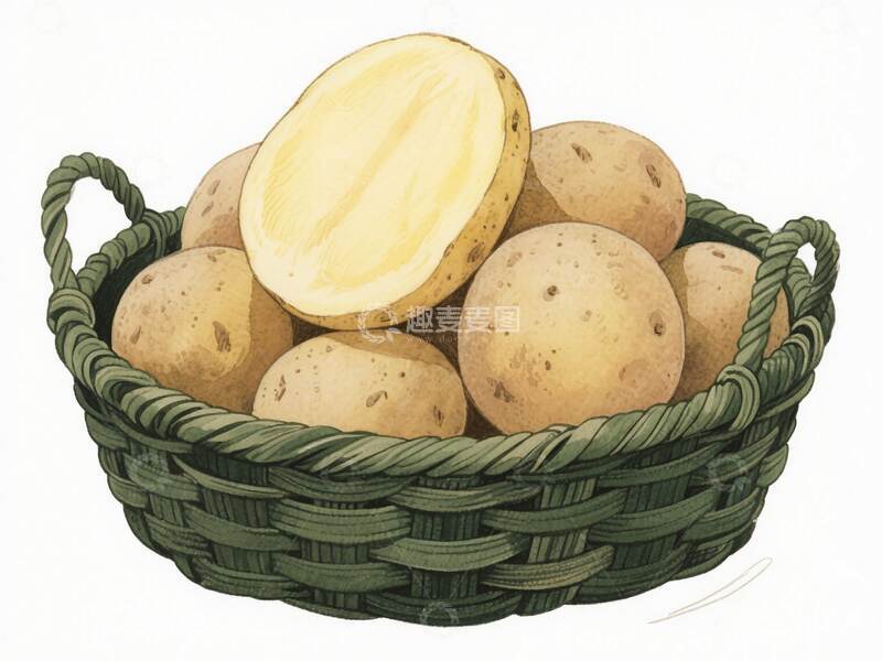 高清大图下载【趣麦麦图】土豆  糯滑  粉沙   