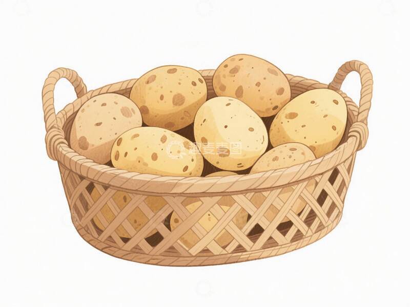 高清大图下载【趣麦麦图】土豆  糯香 软绵