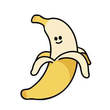 香蕉卡通表情形象