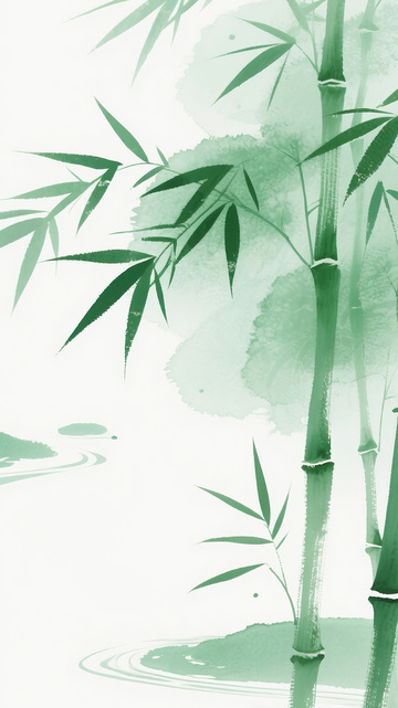 竹林背景图素材绿色