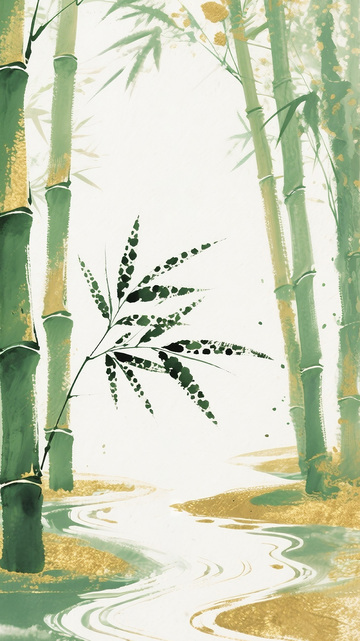 竹子背景图素材绿色