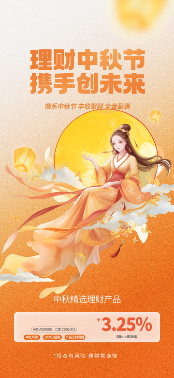 节日浓情中秋团圆氛围海报