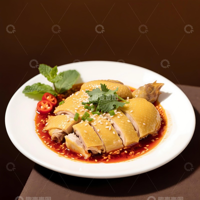 高清大图下载【趣麦麦图】川味美味口水鸡