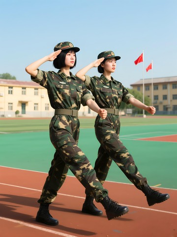 开学新生军训