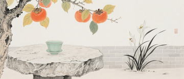 立秋节气背景素材