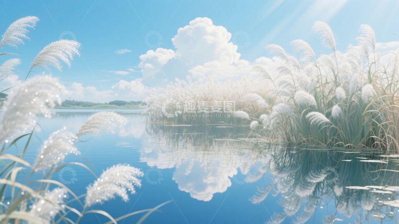 高清大图下载【趣麦麦图】明亮通透野外秋季海报素材