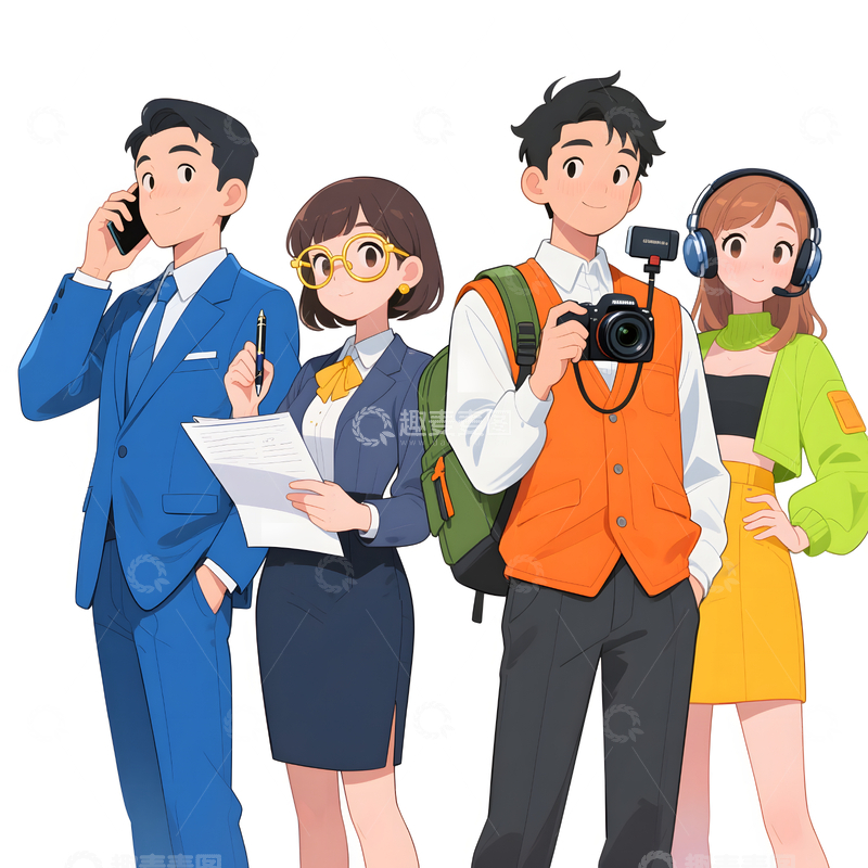 高清大图下载【趣麦麦图】各种职场人物图