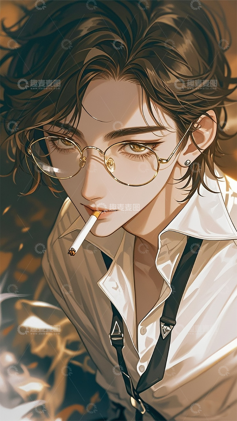 高清大图下载【趣麦麦图】美男少年古风帅气英俊手机壁纸桌面高清2