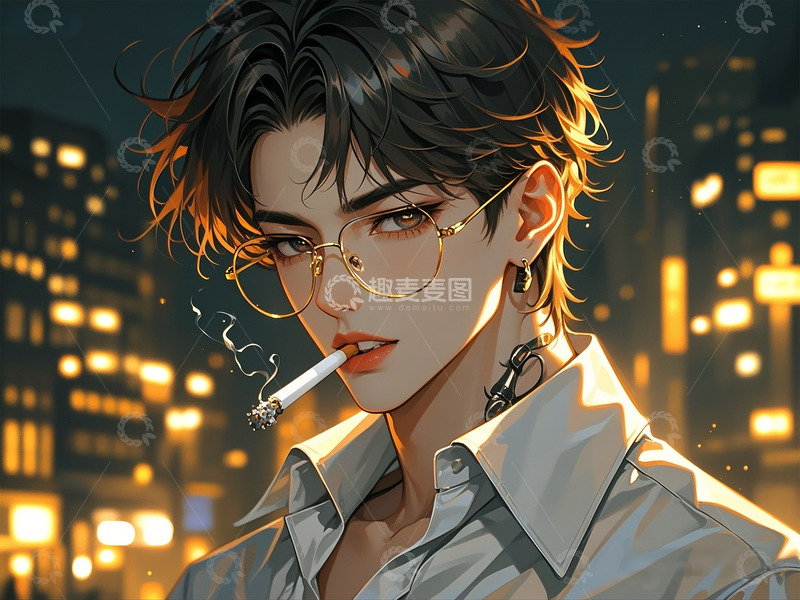 高清大图下载【趣麦麦图】美男少年古风帅气英俊手机壁纸桌面高清3