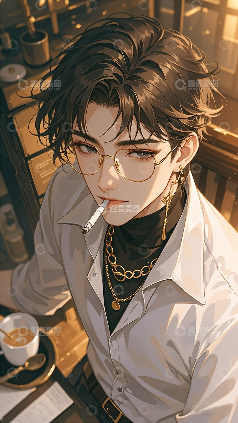 高清大图下载【趣麦麦图】美男少年古风帅气英俊手机壁纸桌面高清