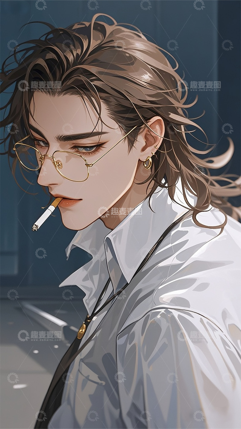 高清大图下载【趣麦麦图】美男少年古风帅气英俊手机壁纸桌面高清