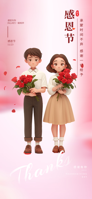 感恩节活动海报
