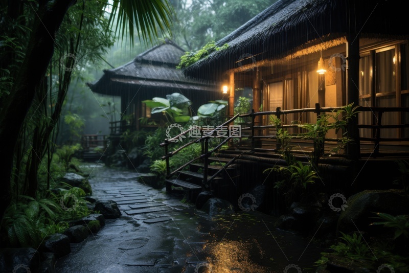高清大图下载【趣麦麦图】幽深的园林小径