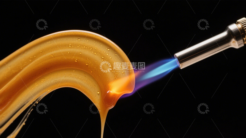 高清大图下载【趣麦麦图】喷枪制作焦糖创意美食4