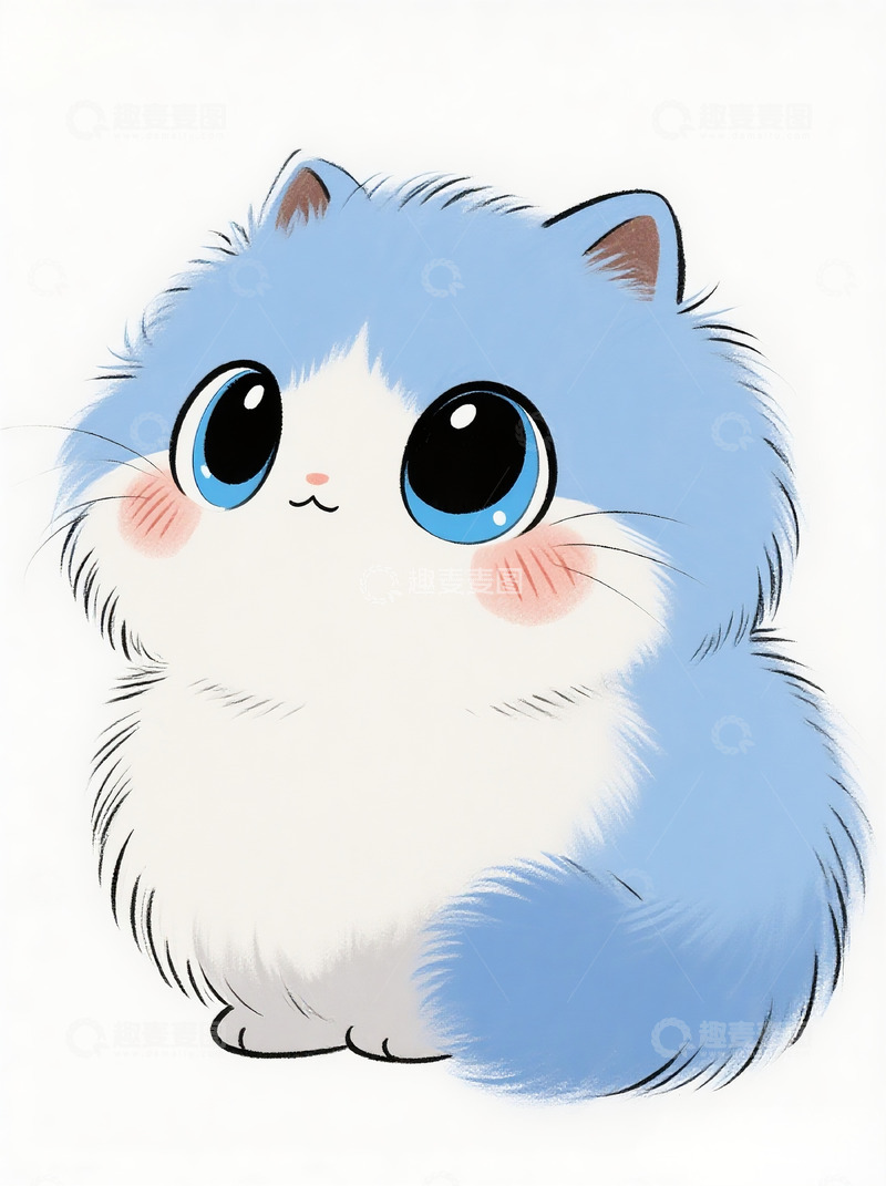 高清大图下载【趣麦麦图】绘本素材可爱卡通动物植物场景插画治愈1