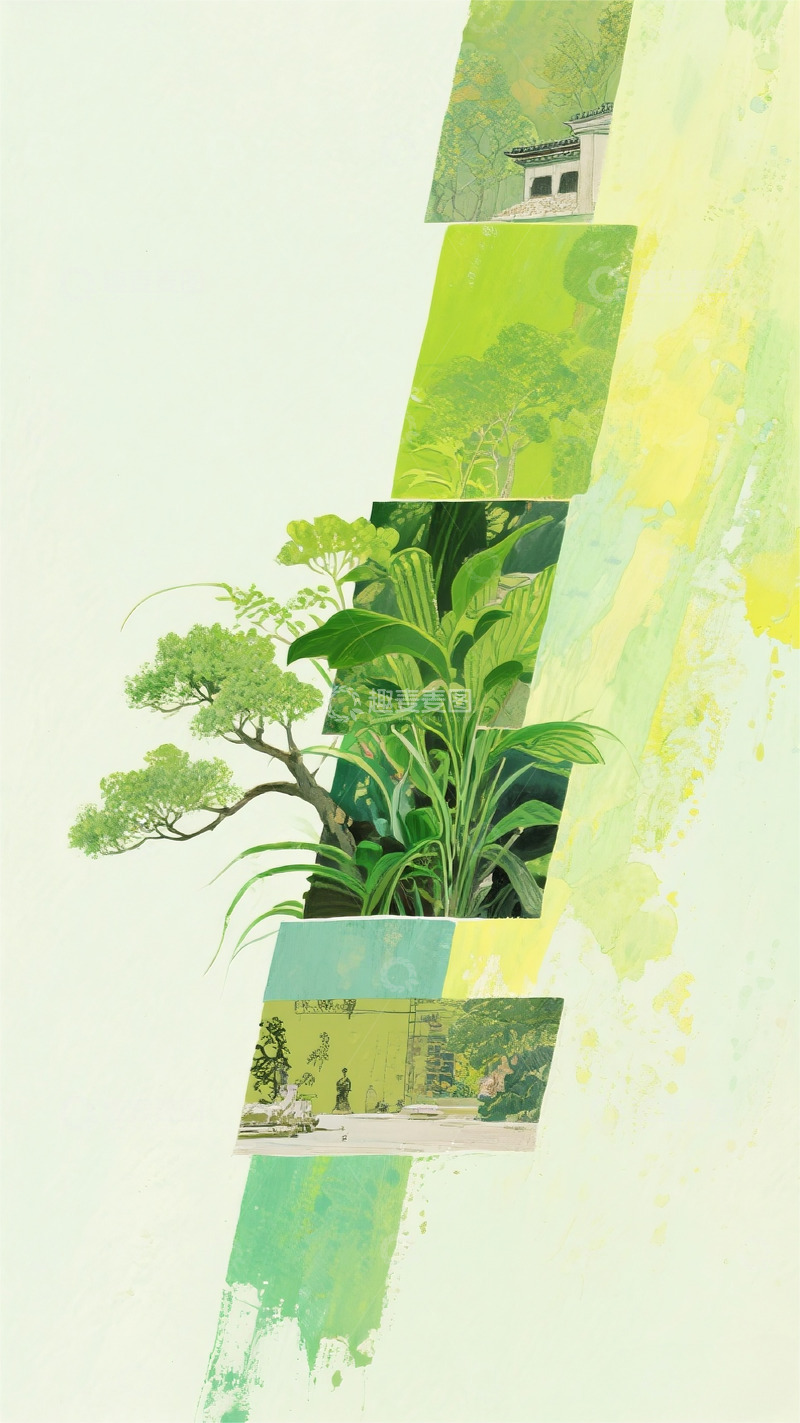 高清大图下载【趣麦麦图】夏天荷花荷叶绿色风景梦幻唯美高清壁纸