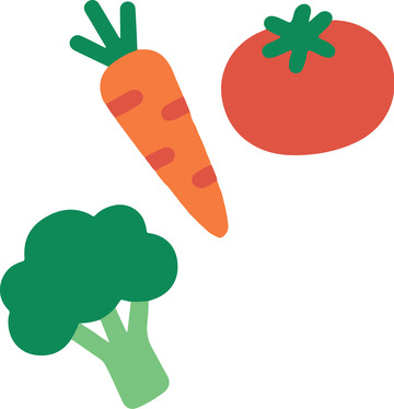 简约蔬菜组合图标