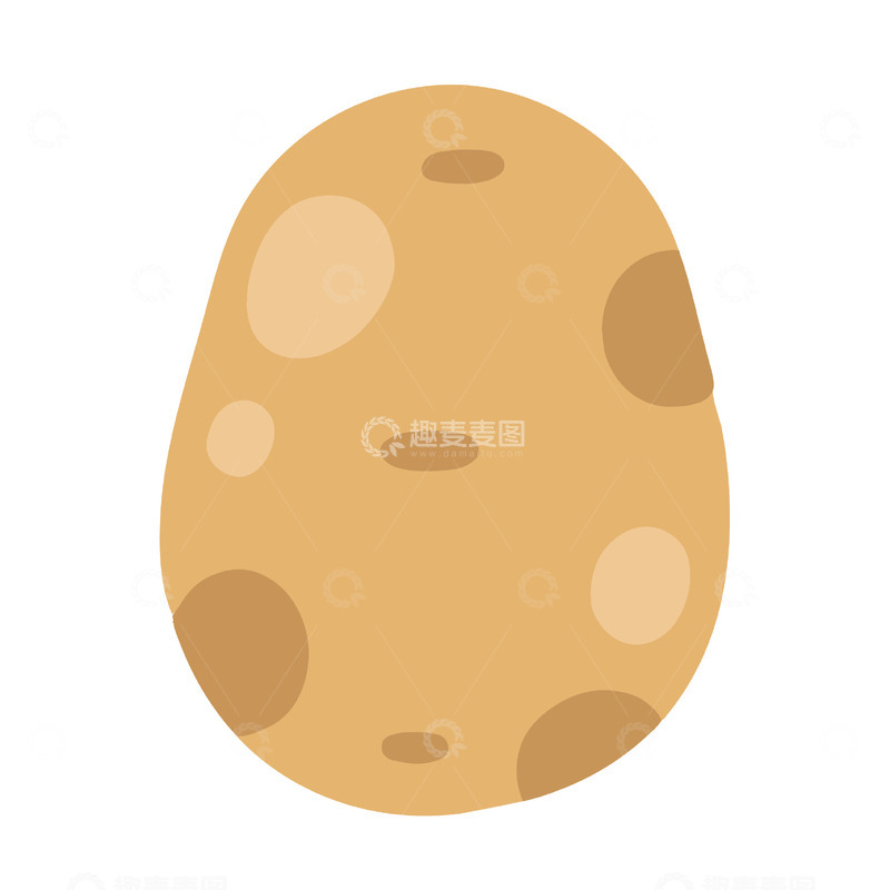 土豆食材矢量素材