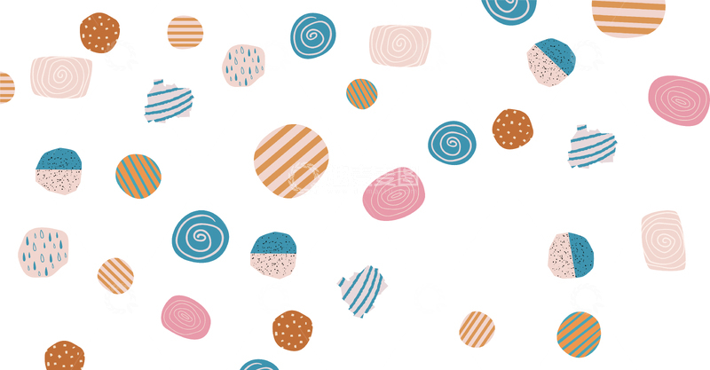 小圆点纹彩色矢量文件