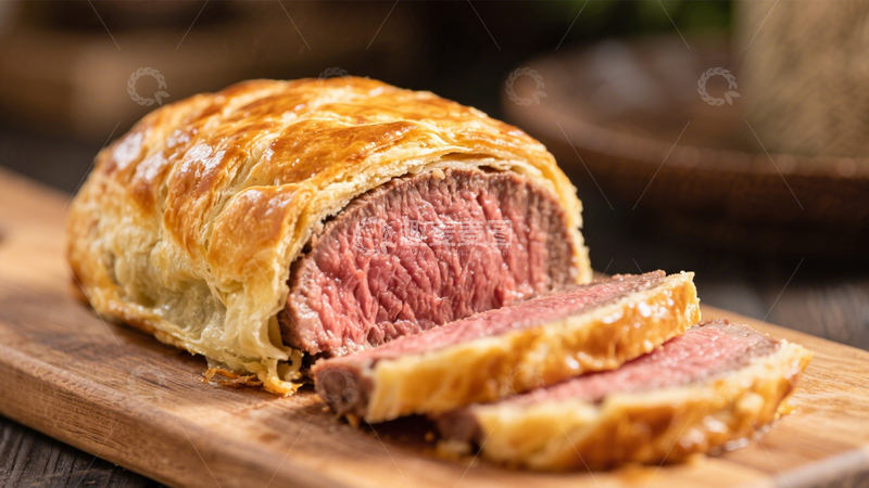 高清大图下载【趣麦麦图】酥皮惠灵顿牛排4