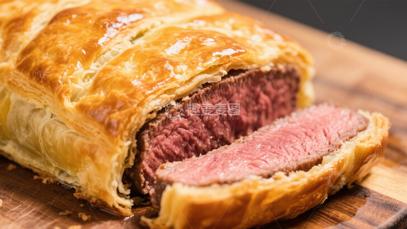 高清大图下载【趣麦麦图】酥皮惠灵顿牛排3
