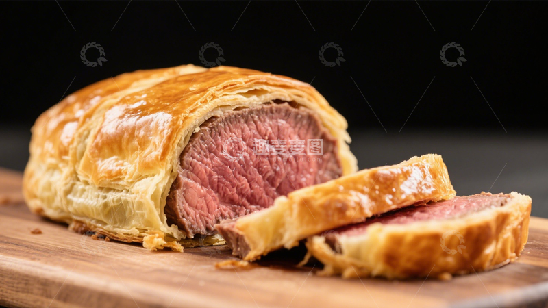 高清大图下载【趣麦麦图】酥皮惠灵顿牛排2
