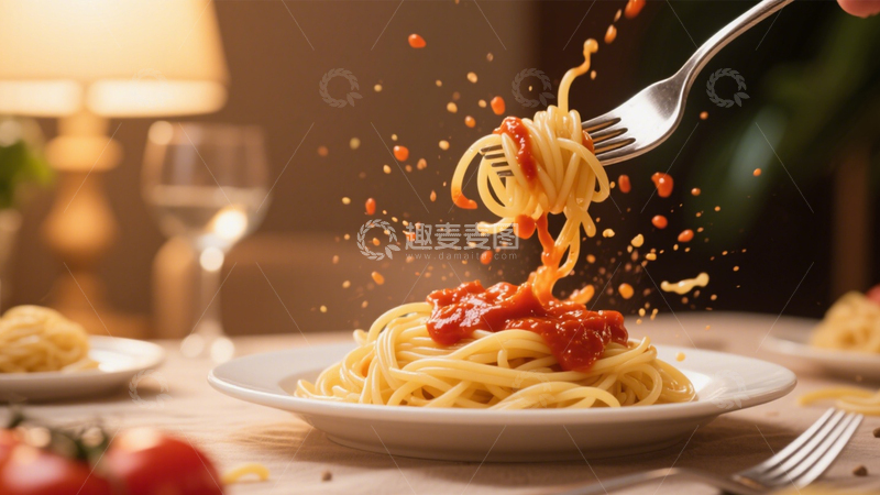 高清大图下载【趣麦麦图】意大利风味番茄意面4