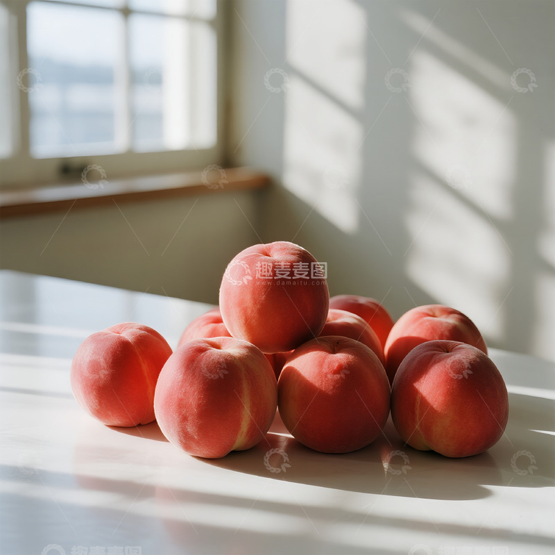 高清大图下载【趣麦麦图】水蜜桃摄影素材6