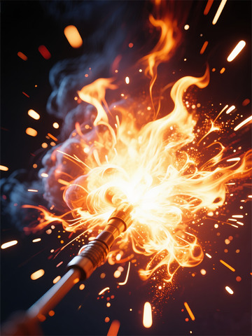 特效素材梦幻真实摄影图火焰