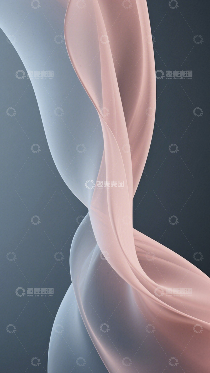 高清大图下载【趣麦麦图】曲线交织演绎色彩艺术3