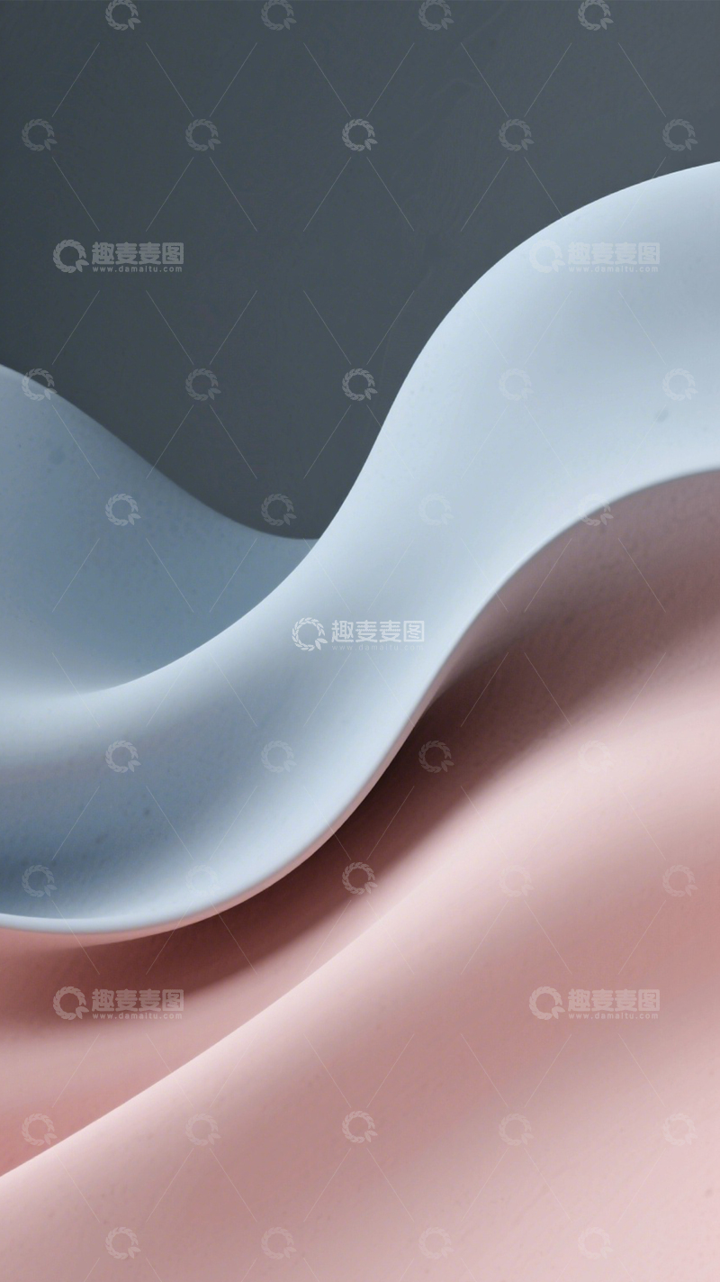 高清大图下载【趣麦麦图】曲线交织演绎色彩艺术4