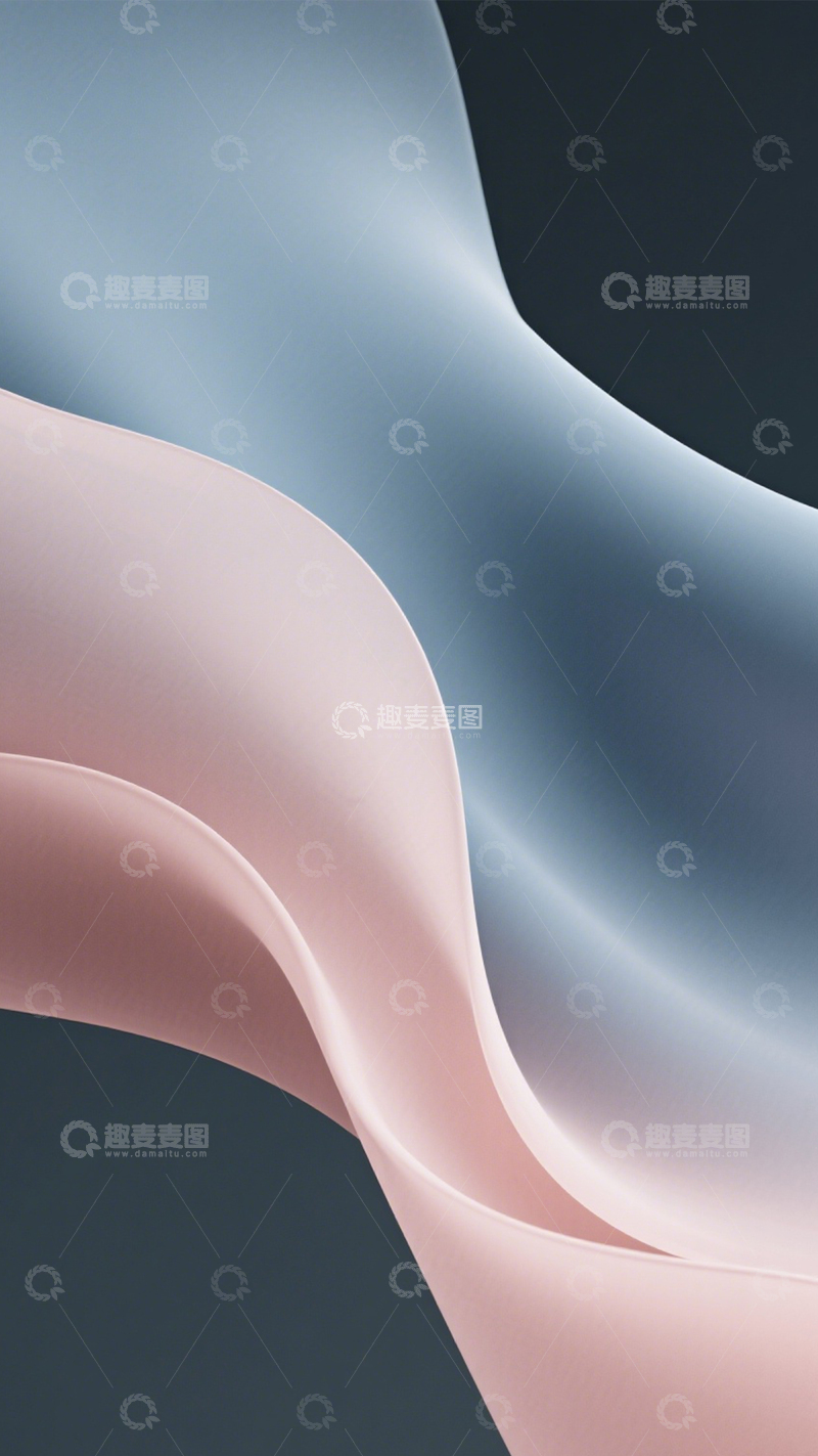 高清大图下载【趣麦麦图】曲线交织演绎色彩艺术2