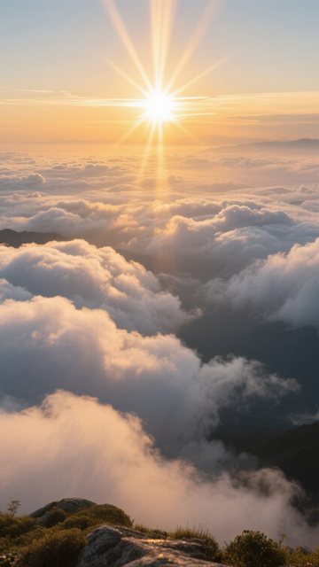 日出云海间金光洒山峦2