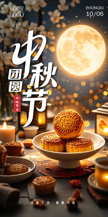中秋节节日海报1